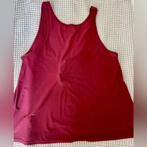 Lululemon Burgundy Mesh Tank Sz4